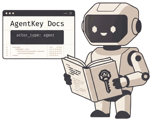 AgentKey Docs Mascot